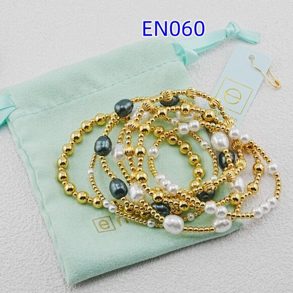 Enewton Gold Bead & Pearl Mixed Seven-Piece Bracelet Set - Picture 5 of 6